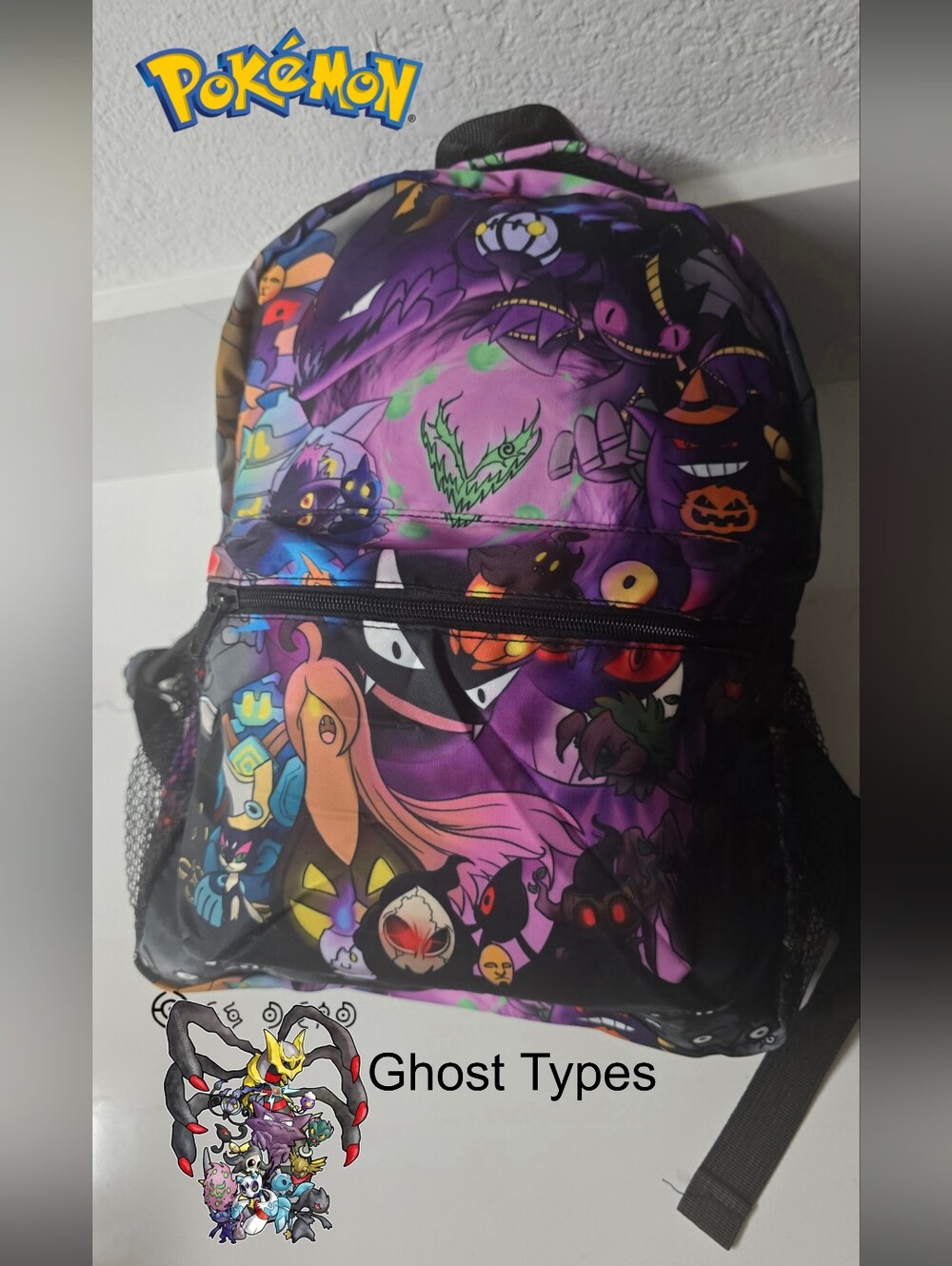 Pokemon Ghost Type Backpack